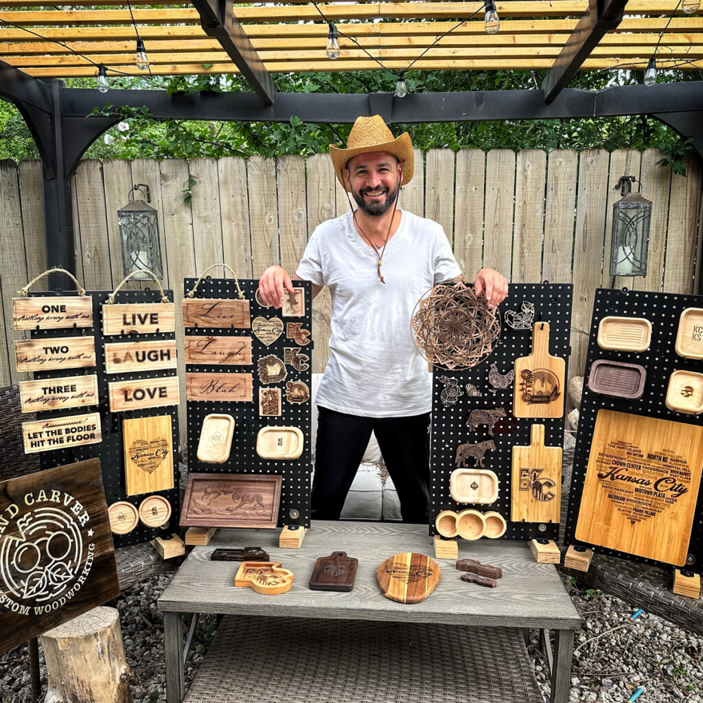 Kind Carver prepping for my first fair
