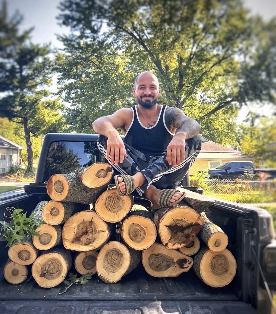 Fresh load of oak in Kansas City