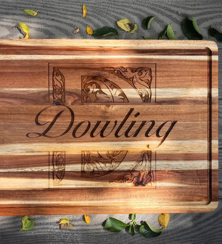 Anniversary cutting board